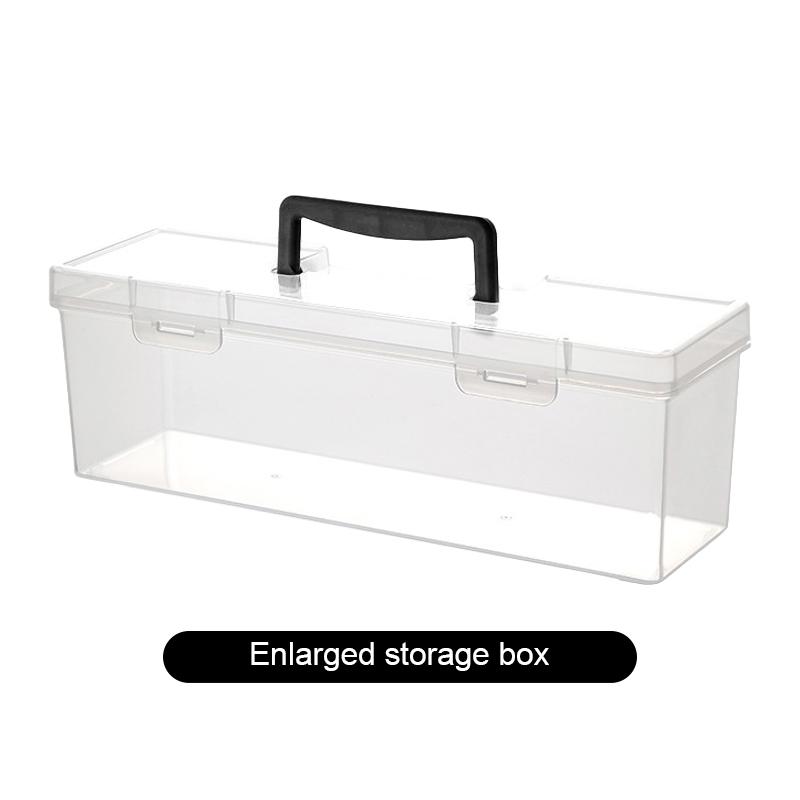 

Пластиковый органайзер, прозрачный, портативный, многоцелевой, ящик для хранения инструментов электрика, кейс для инструментов