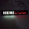 5.7 LITER HEMI Grille Light White LED HEMI 5.7 LITER Atmosphere Light For Dodge Chrysler Ford Chevrolet Buick Cadillac GMC 12V