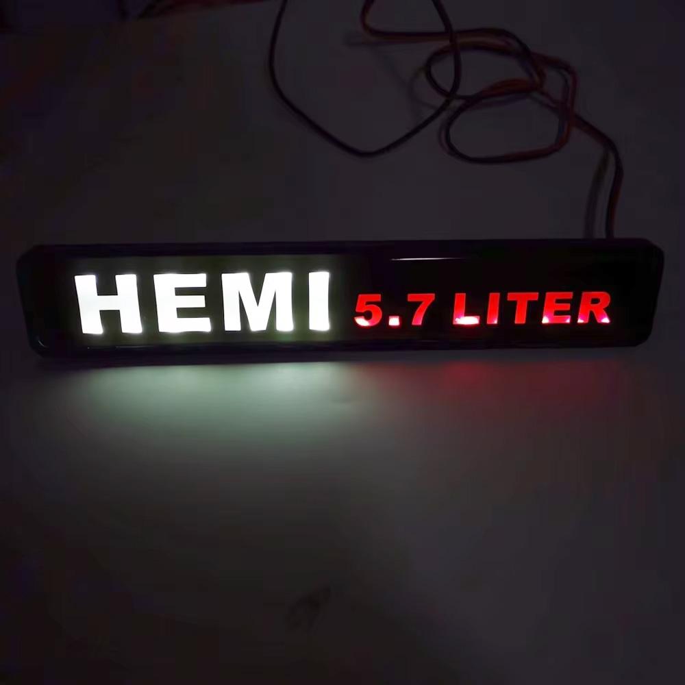 

HEMI Grille Light White LED Atmosphere Light For Dodge Chrysler Chevrolet Buick Cadillac Ford GMC HEMI 5.7 LITER Badge Light