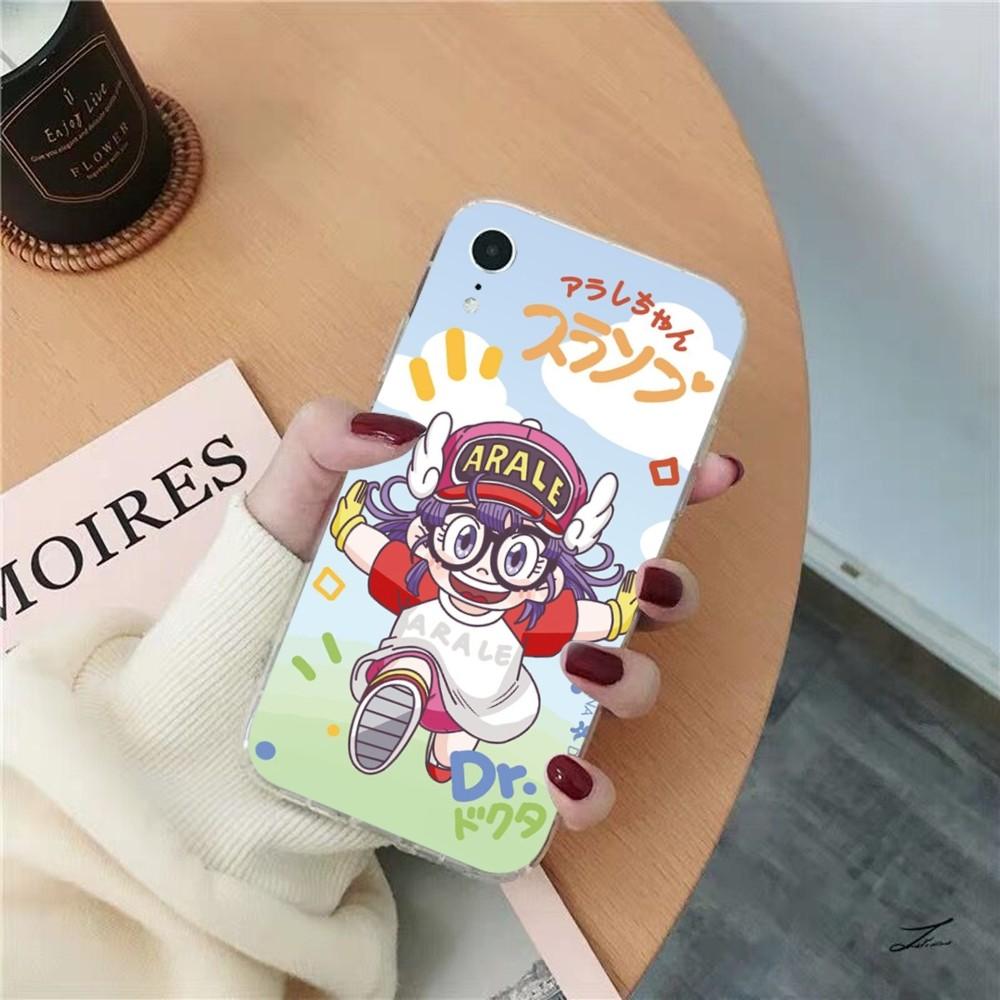 Cartoon Dr Slump Phone Case for iPhone 15 8 7 6 6S Plus X SE 2020 XR XS 14 11 12 13 Mini Pro Max Mobile Case