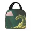 Green Dragon In The Forest Insulated Lunch Bag for Women Children Leakproof Food Boxes Thermal Lunch Box Tote
