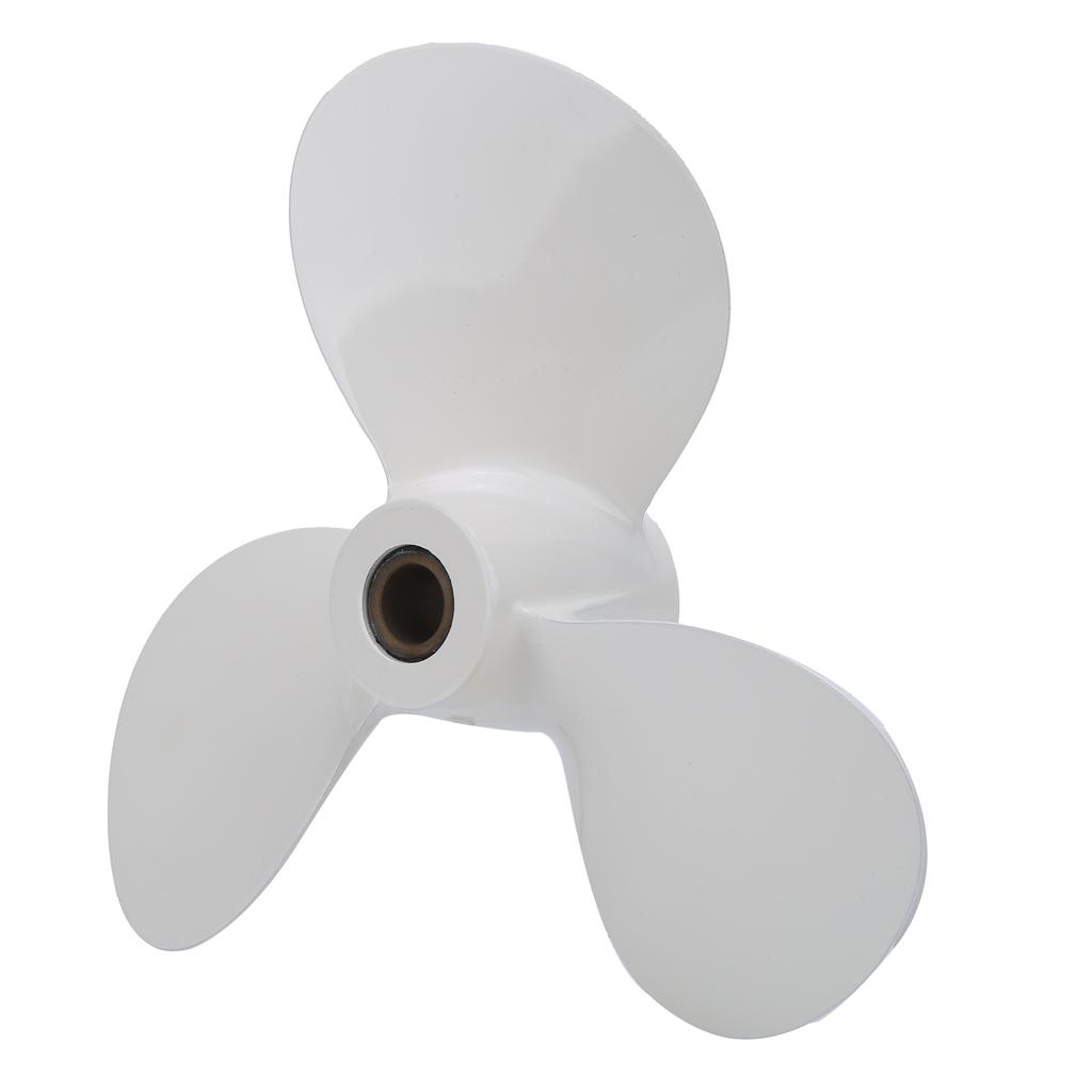 Marine Propeller with 3 Blades Boat Propeller Durable 9X7‑1 2‑C Aluminum Outboard Fittings
