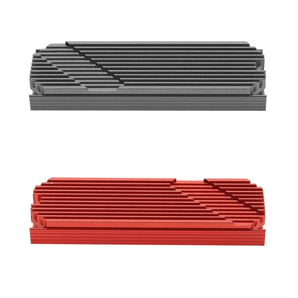 M.2 2280 SSD Heatsink Anodized Aluminium Alloy Fast Heat Conduction M.2 2280 SSD Cooler for Desktop