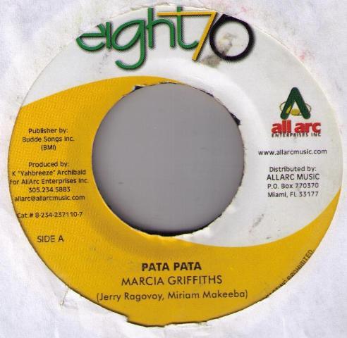 

7inch Record MARCIA GRIFFITHS, MEEKY - Pata Pata NONE Eight 76 2004 US Reggae, Ska & Dub Used