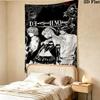 Death Note Wandteppich Ästhetischer Wandbehang Gedruckter Stoffdecke Dekorative Wandteppiche Für Schlafzimmer Wohnzimmer Heimdekoration