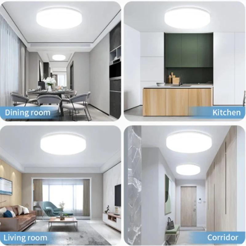 Ultradünne runde LED-Deckenleuchte Schlafzimmerlicht Lustre LED-Leuchten für Raumdeckenleuchte Moderne Heimdekoration