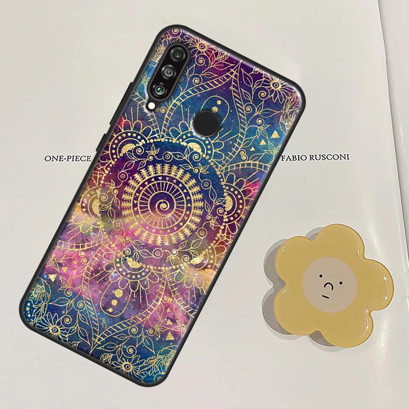 Flower Mandala For Huawei Nova 11 9 10 SE Y60 Y70 Y90 Y61 Y91 Nova 3i 7i 8i 11i P20 P40 Lite P30 Pro Case