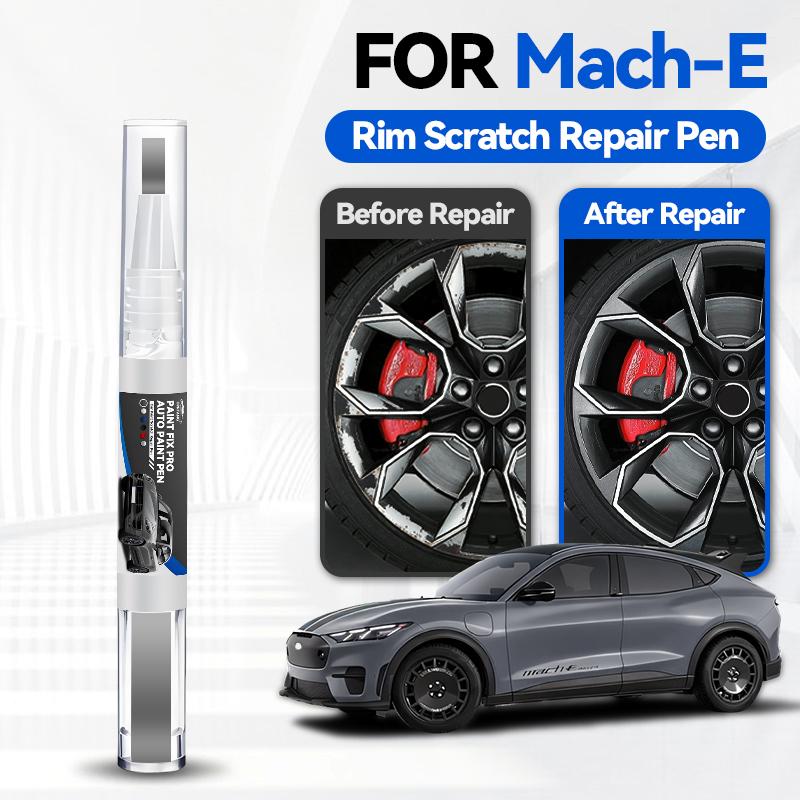 Bolígrafo de Reparación de Pintura para Ford Mustang Mach-E 2020-2025 CDX, Retocador, Eliminador de Rayones, Accesorios de Auto DIY, Negro Blanco
