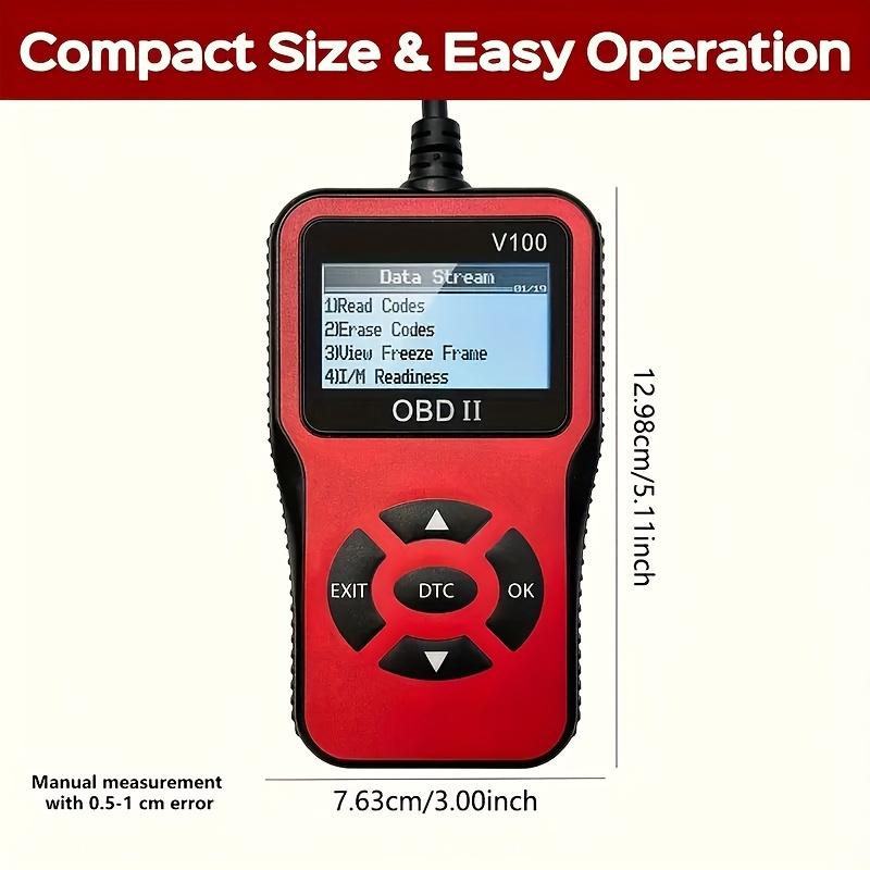 OBD2 Car Scanner Engine Fault Code Reader and Diagnostic Tool Compatible 1996 The Highest Number of Vehicles Since the Beginning of the Year 36V No
