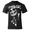 Summer (Virtual Band) Gorillaz Hip-Hop American Retro Polyester Casual Short-Sleeved Round-neck T-Shirt