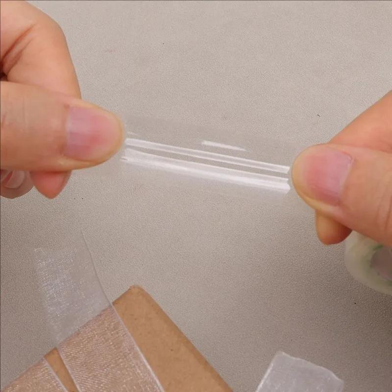 10/5/3/1Rolls Transparent Tape Refills Wrapping Tape Roll 0.8cm 1.2cm 1.8cm High-viscosity Adhesive Tapes Home School Supplies