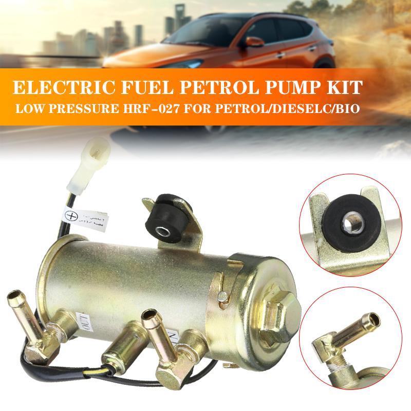 

Car Gasoline Diesel Fuel Oil Electronic Pump 12V Electric Fuel Petrol Pump Low Pressure HRF-027 For Petrol/Dieselc/Bio Universal