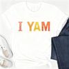 Shes My Sweet Potato I Yam Cotton TShirt Couples Holiday Matching Shirts for Husband and Wife Casual Short Sleeve Casual Tops