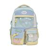 Kolorowy damski plecak szkolny Ita: Uroczy, Przestronny, Przezroczysty Plecak na Odznaki