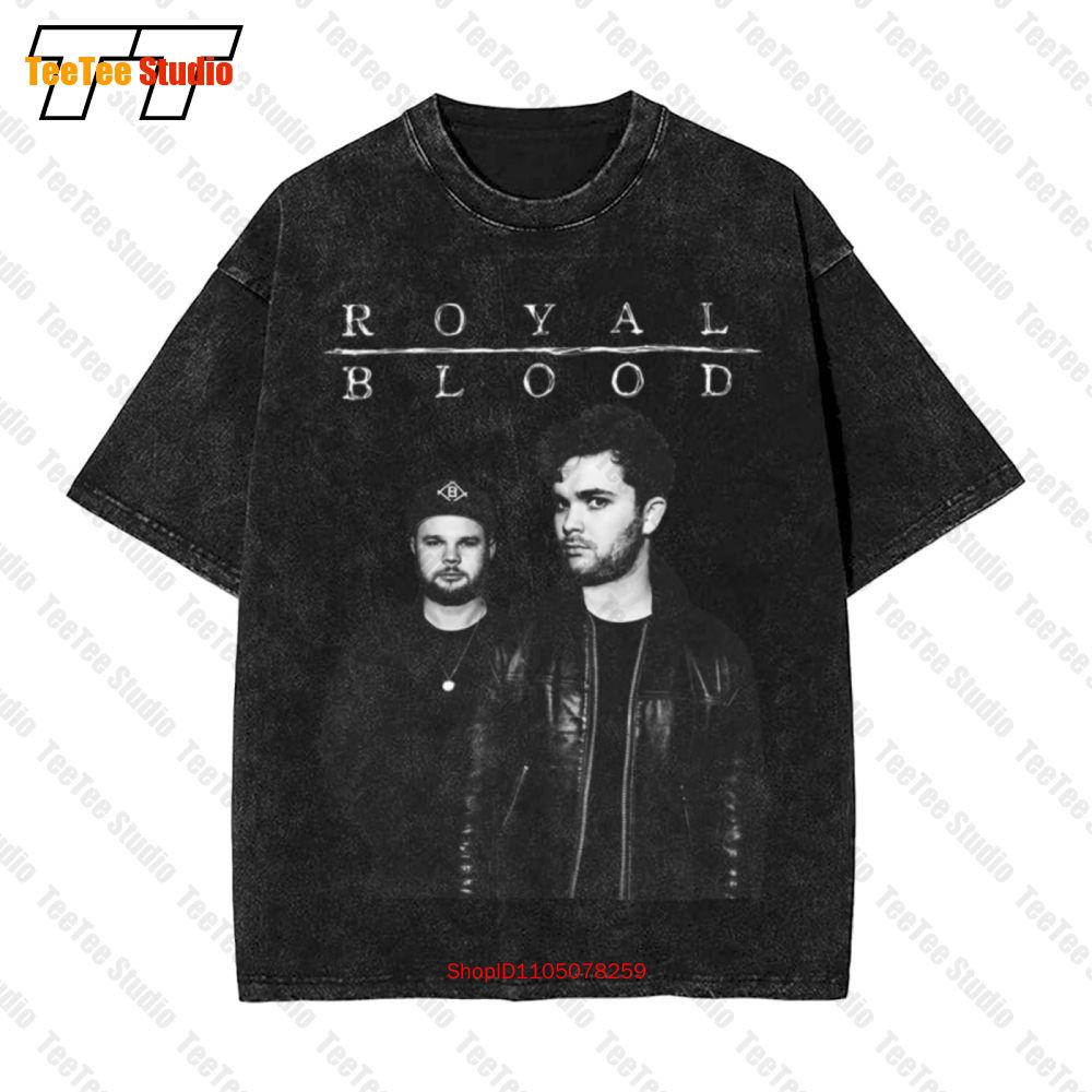 Royal Blood English Rock Duo Band Vintage Oversized TShirt PDE S