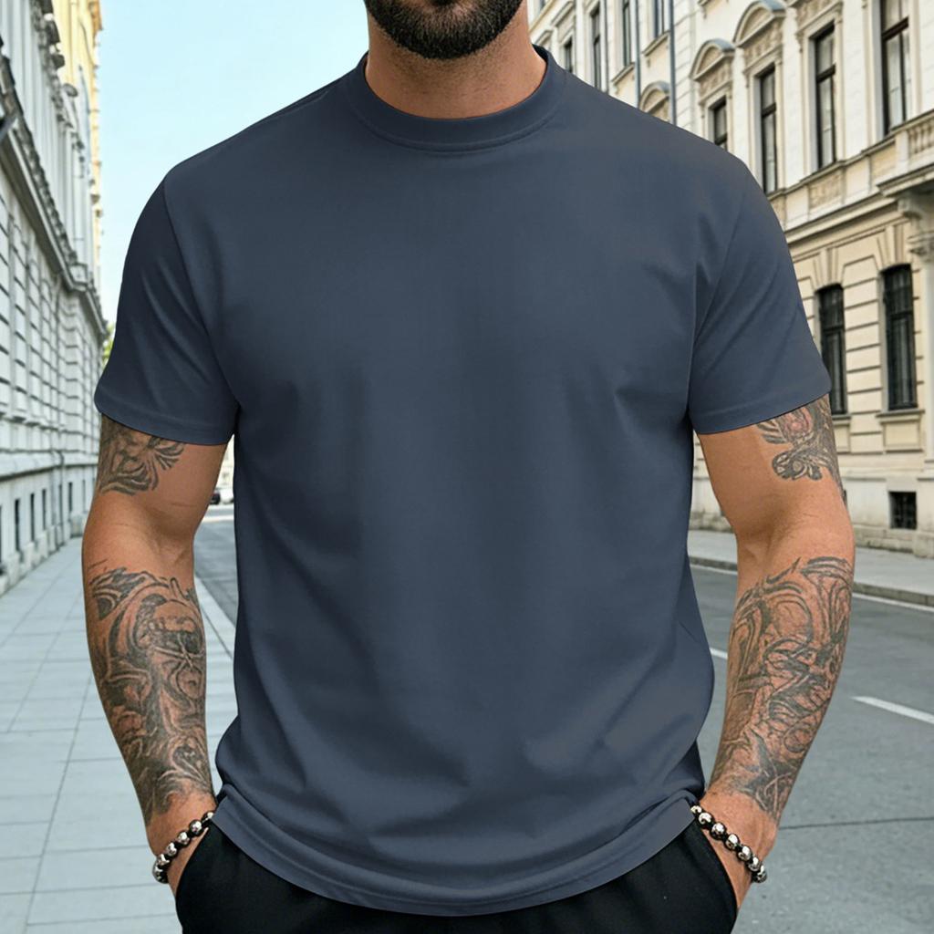 Men's Summer Short-sleeve Quick-drying T-shirt Undershirt Top