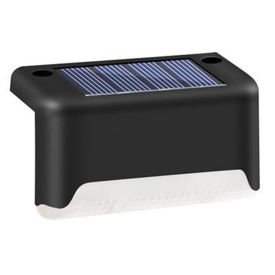 Solar Outdoor Waterproof Garden Stairs Fence Warm Light Road Stud Lamp for Garden Landscape Street Pathway