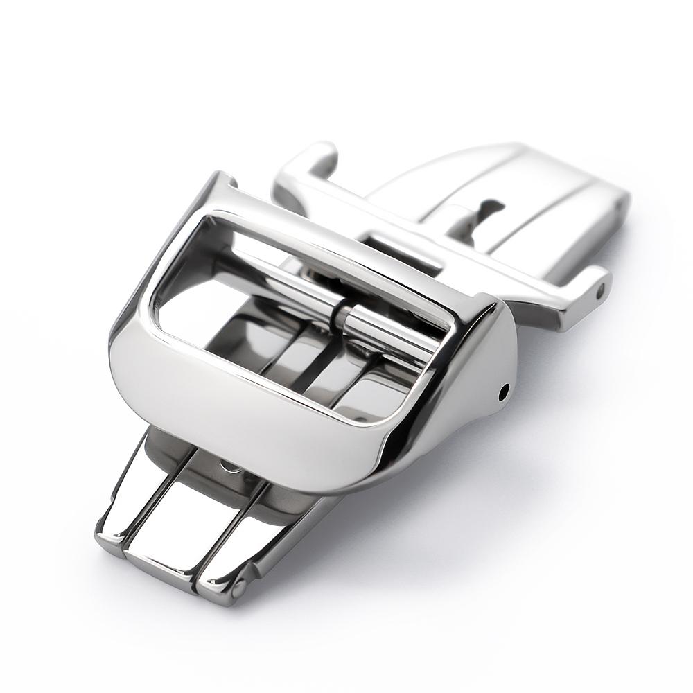 18 мм Застежка из нержавеющей стали Подходит для часов Jaeger-LeCoultre для нейлонового силиконового ремешка Запасная застежка для ремешка Часовые аксессуары