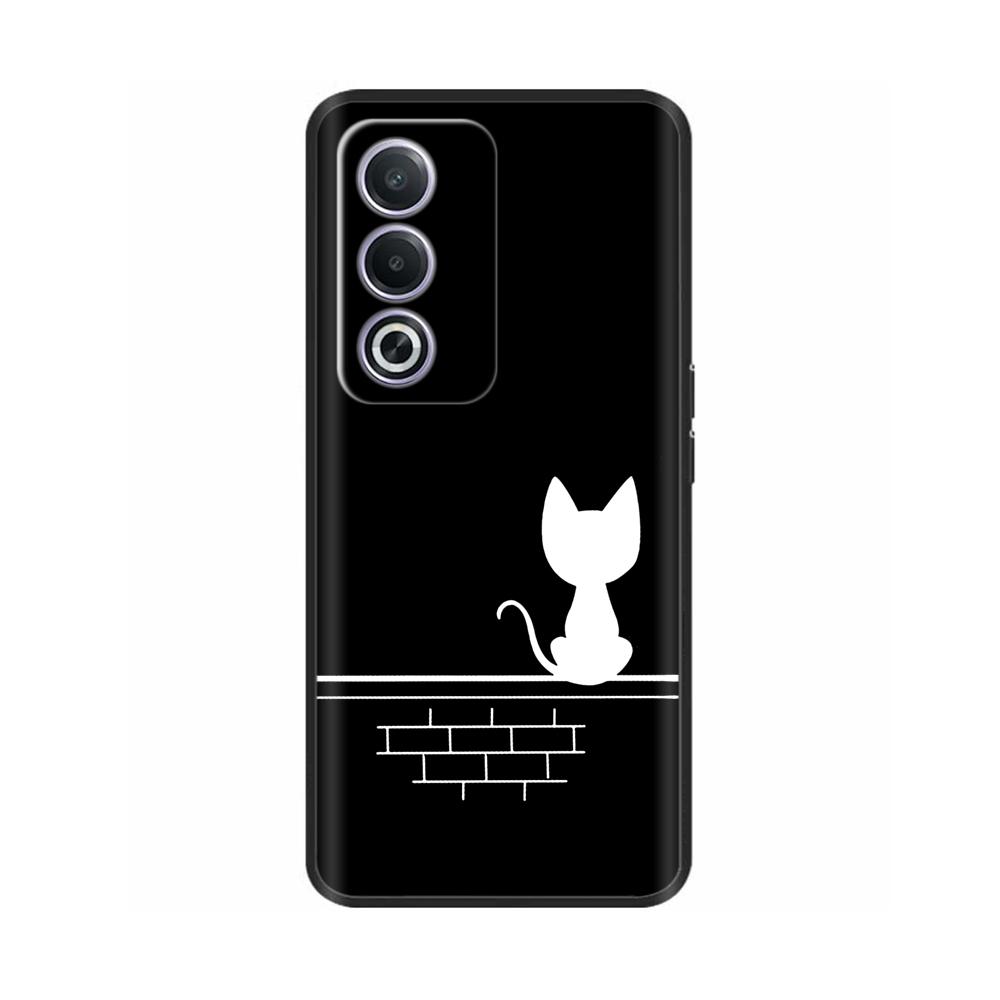 Phone Case for OPPO K12X 5G 6.67" CPH2667 Protection Luxury  Soft Black Silicone Shockproof Shell Painted Back Cover Funda Coque
