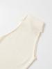 2026 Spring/Summer Elegant High Neck Sleeveless Straight Vest T-shirt for Women