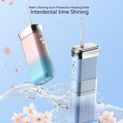 Přenosná elektrická zubní vyplachovačka, vysokokapacitní baterie lze používat týden, domácí cestování na čištění zubů pohodlnější
