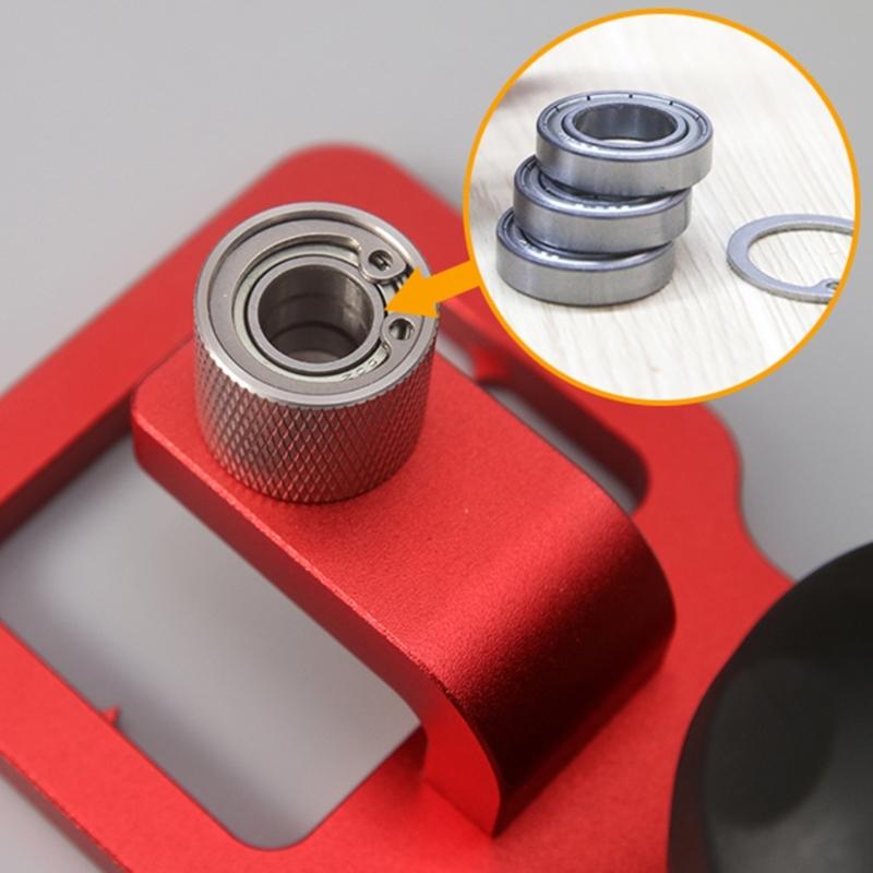 Heavy Duty Aluminum Alloy Hole Puncher Space Saving Fit for Office School Woodworking Projects Ergonomic Handle Design