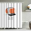 Tech Gamer Shower Curtain Bathroom Decor Gaming Room Decor Computer Geek Gift Pixel Art Modern Abstract Home Decor
