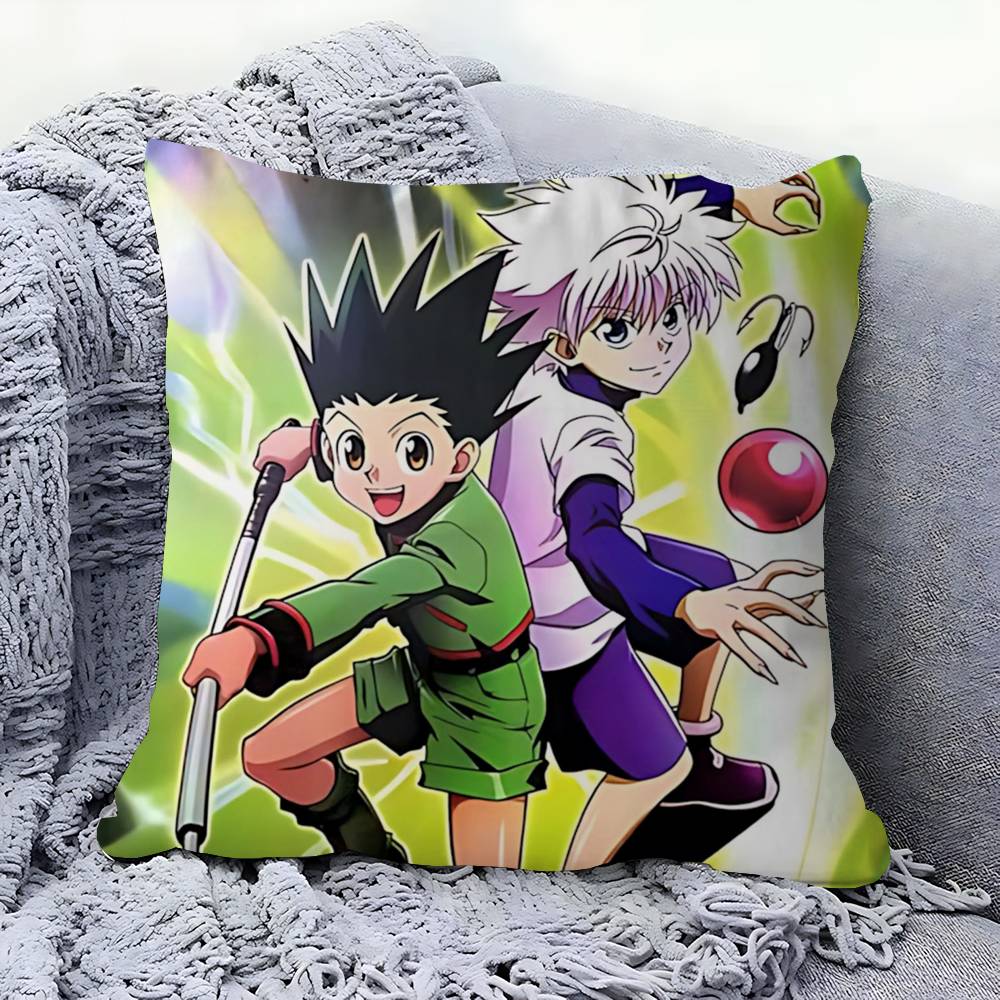 

Аниме HUNTER X HUNTER Подушка Подарок Домашний Офис Декоративная Подушка Спальня Диван Автомобильная Наволочка 16x16Inch