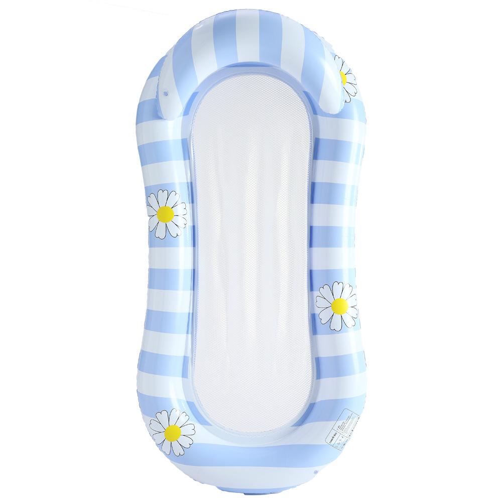 New Style Daisy Stripe Inflatable Pool Float Lounger