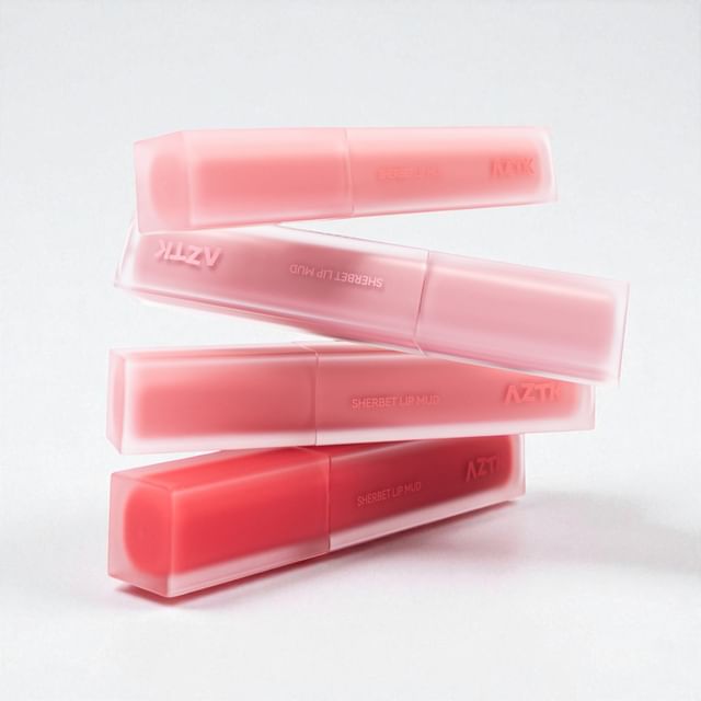 AZTK - Sherbet Lip Mud - 5 Colors S01# Milky Orange - 4.5g