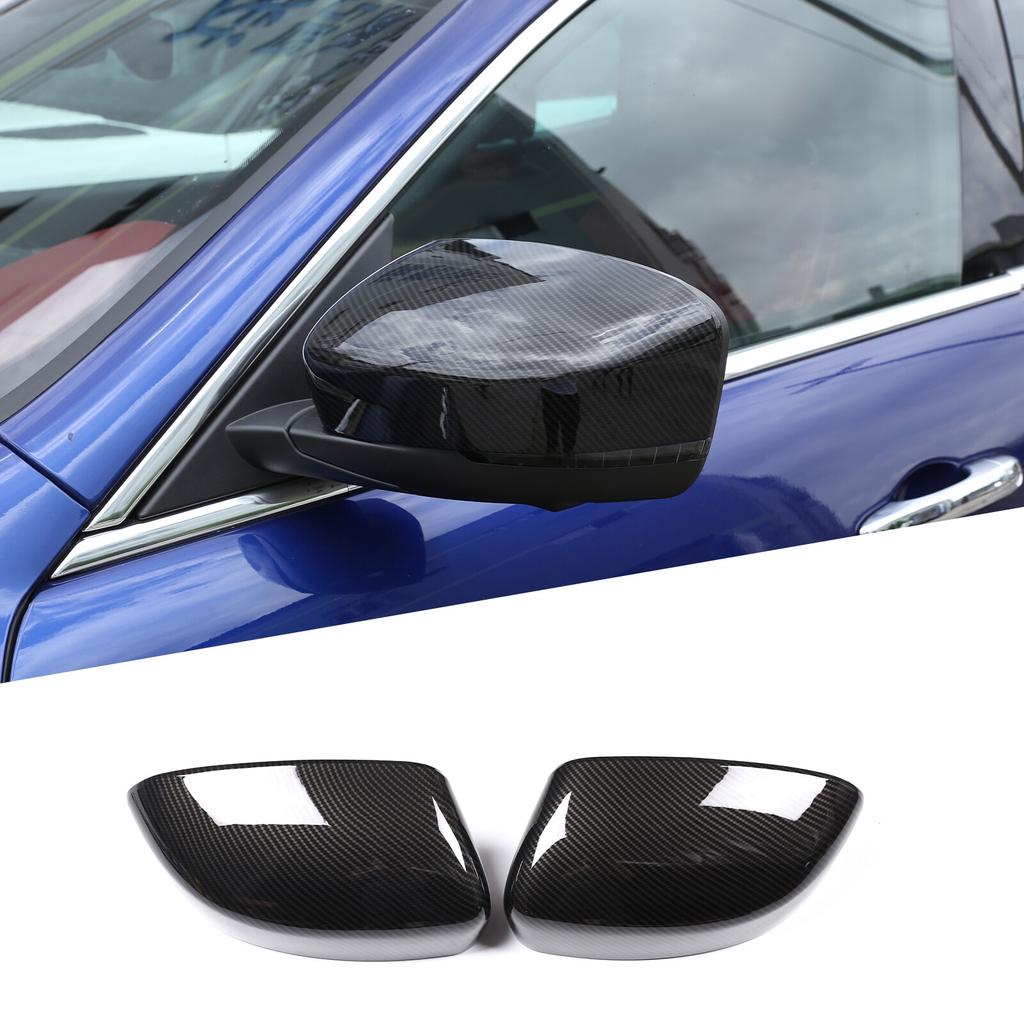 For Maserati Levante ABS Carbon Rearview Mirror Side Mirror Cover Trim 2016-