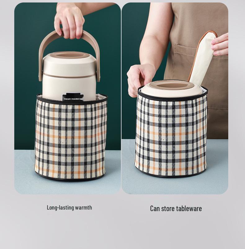 Thermos Isolato Sottovuoto in Acciaio Inossidabile 304 per Studenti e Professionisti (Due/Tre Strati, Portatile)