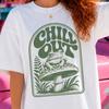 Chill Out Tree Frog Shirt, Retro 70S Typography Graphic Tee, Comfort Colors Cotton