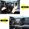 ABS Kohlefaser/Rot Für Toyota Tacoma 2011-15 Auto Mittelkonsole Klimaanlagenauslass Rahmen Aufkleber Auto Innenzubehör