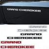 Wlscf9 Aplicabil pentru Grand Cherokee Embleme Logo 3D ABS Crom Negru Plăcuță cu Nume Insignă Ușă Mașină Decal Autocolant Accesorii