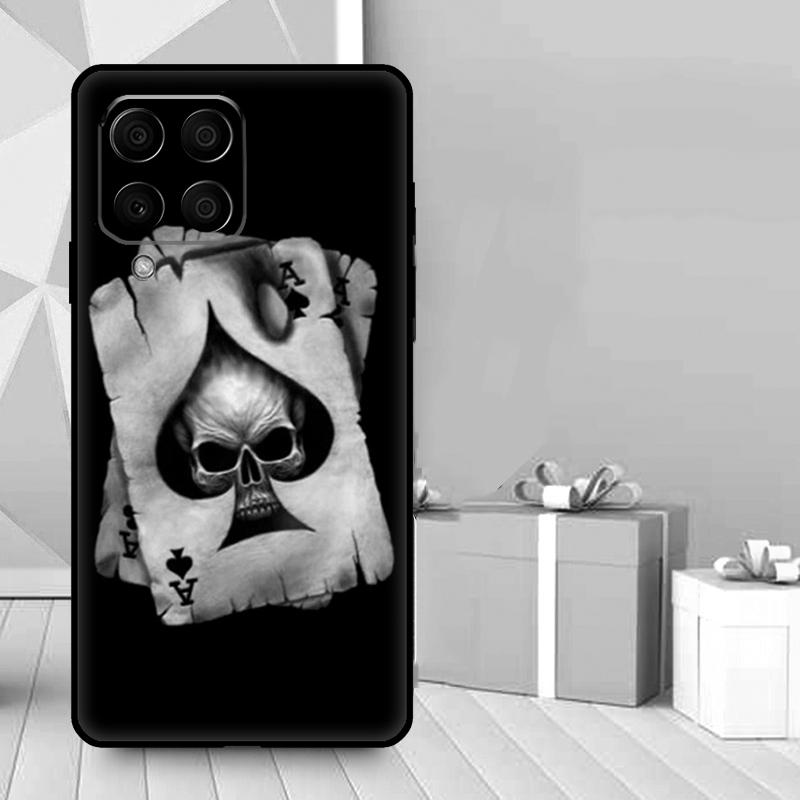 Ace of Spades Poker Case For Samsung Galaxy M36 M12 M52 M06 M16 M56 M33 M15 M55 M31 M13 M14 M53 M32 M35 M34 M54