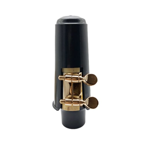 Professional E-flat Alto Saxophone Accessory Set, Protective Cover, Ligature Fasteners, Mouthpiece, and Reed