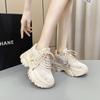 Dad shoes women's spring new Internet celebrity slim sneakers ins trendy platform casual shoes