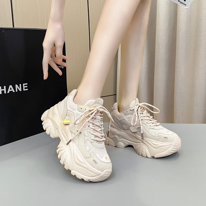 Dad shoes women's spring new Internet celebrity slim sneakers ins trendy platform casual shoes