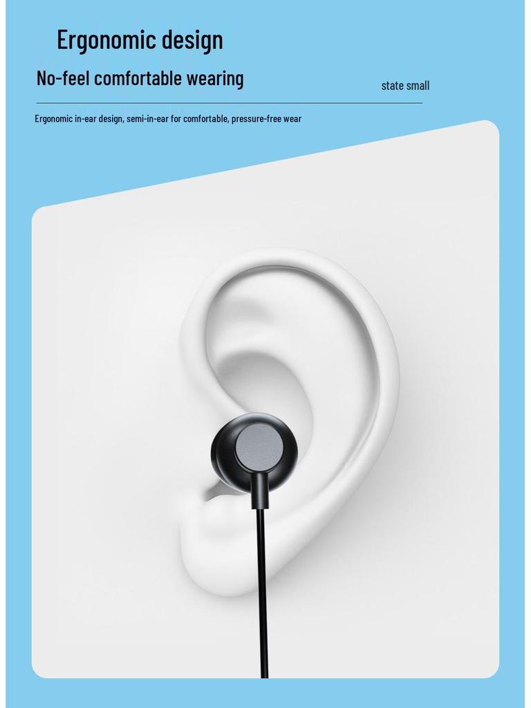 New 5.3 Pendant-Style Wireless Sports Earphones: Noise-Cancelling, Non-In-Ear, Long Standby, Low Latency Bluetooth