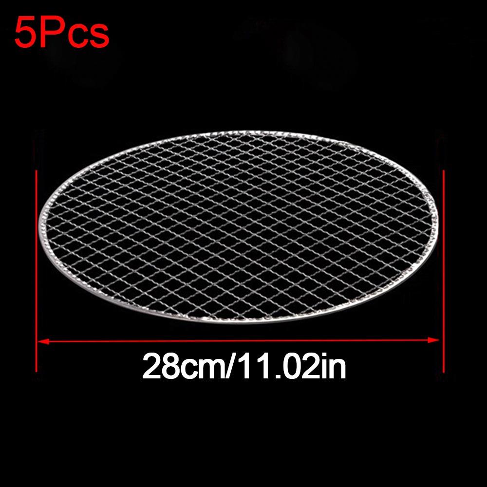 Round Wire Net Iron Roast Grate New BBQ Roasting Rack