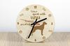 Vizsla I - Clock with Dog, Wooden Clock with Engraving, Personalised Clock by Art-Dog