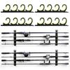 Fishing Rod Hanger Storage Organizers Display Stand Fishing Rod Rack Holder Holds To 8 Fishing Rod for Garage Basement