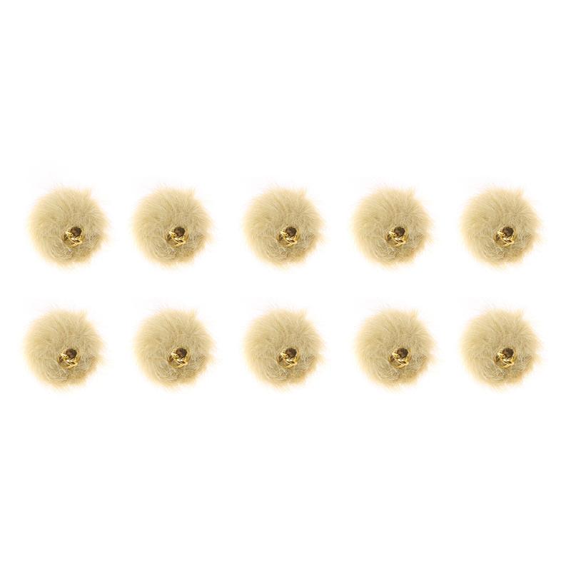 10/Saco Multi-colorido pelúcia bola de pele pingente DIY artesanato bola encantos brincos jóias fazendo acessórios