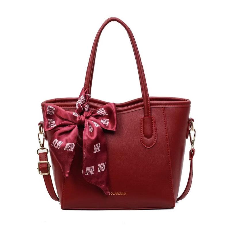 OGAR Red Bridal Water Bucket Bag