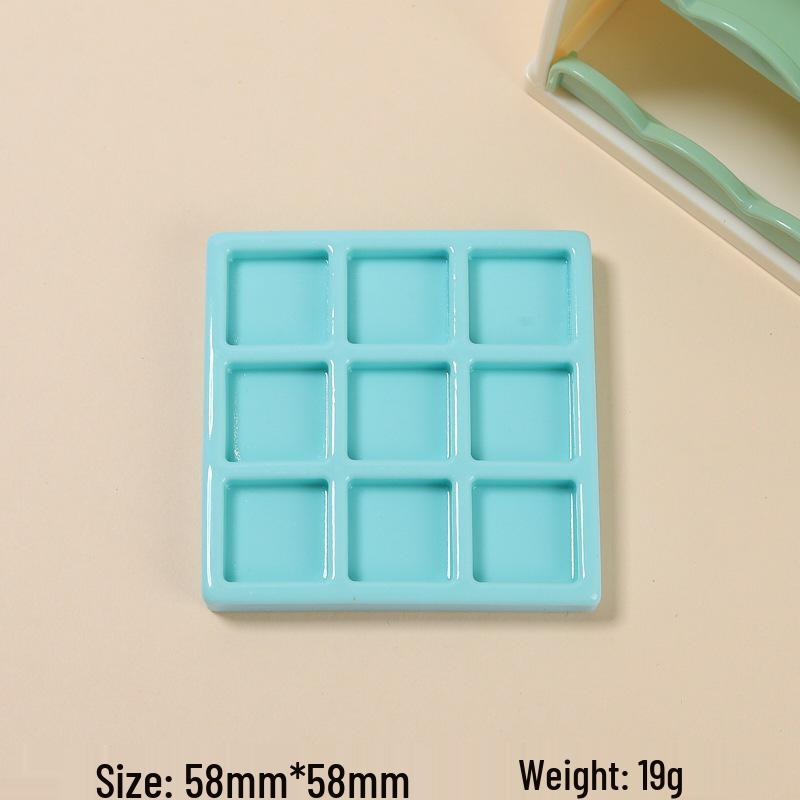 Nail Art Multi-Functional Color Mixing Palette & Brush Set