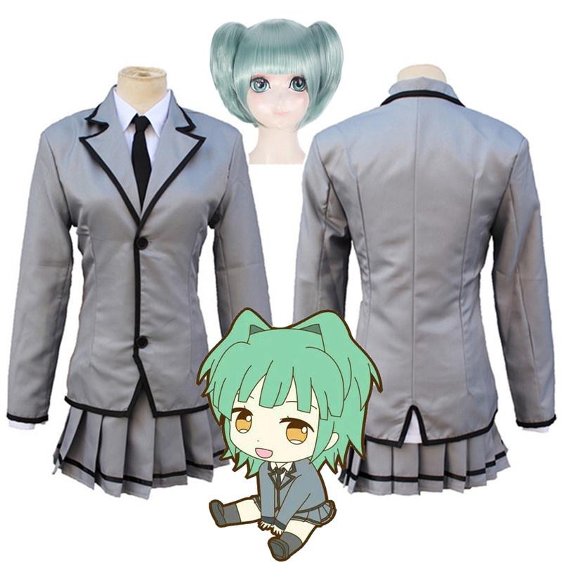 Premium Kaede Kayano School Student Uniform Cosplay Costume And Beautiful Wig Set