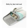 2 in 1 Detachable Shovel Sand Cats Toilet with Auto Baffle Set Kitten Cleaning Shovel Sand Litter Scoop Pickup Bag Cat Supplies