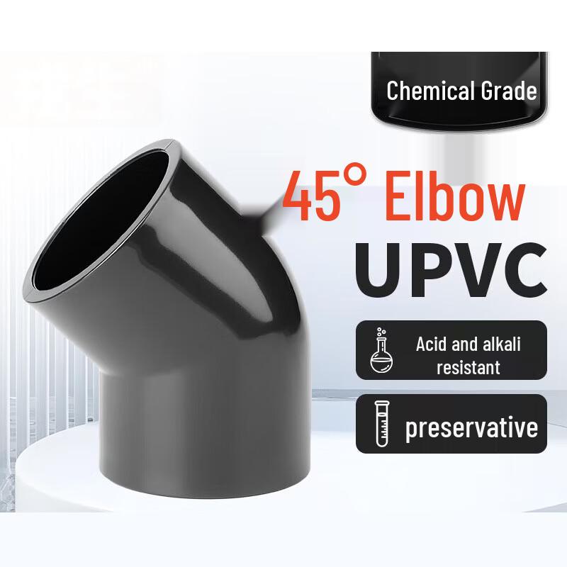 UPVC 45-Degree Elbow Pipe Fitting