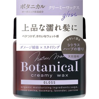 Yanagiya Honten Nature Mode Botanical Creamy Wax Gloss 72g Other Hair Waxes Styling Products Apply an Appropriate Amount To Palms and Blend In a Thin